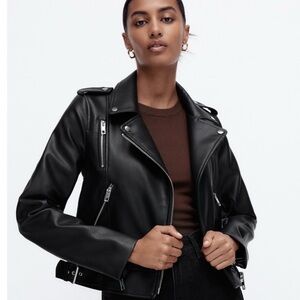 Zara Black Leather Jacket